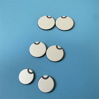 10*1mm Piezo Céramique Transducteur Ultrasonique Piézoélectrique Disque Capteur Matériel PZT 4 5 10mm 3mhz 1mhz 2mhz Débitmètre