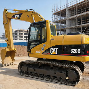 Excavadora de cadenas Caterpillar 320C usada, en estado original, pocas horas de trabajo, rentable, con abundantes repuestos. Pequeña. - Product Image 5