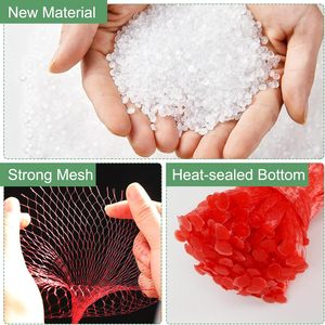 Reusable Produce Plastic Mesh Bag,20 Inch Seafood Boil Bags,Kitchen Organizer Produce Packaging Supplies <b>Net</b>,Vegetables - Product Image 2