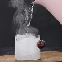 Taza Medidora de Vidrio Borosilicato Transparente de Alta Gama, Ecológica, Resistente al Calor, con Escala Graduada, para Leche, Salsas, Jarabes, Vinagre y Madera