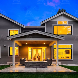 Сборный современный дом-вилла класса люкс, 20-футовый, 40-футовый, сборный, портативный, индивидуальный, из легких стальных конструкций, двухэтажный, для проживания - Product Image 4