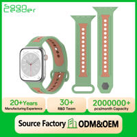 Correa de Reloj Inteligente de Silicona con Imanes de Doble Color Soonleader de 22 mm para Reloj, Diseño Sencillo, Estilo Lujoso/Deportivo/Moda