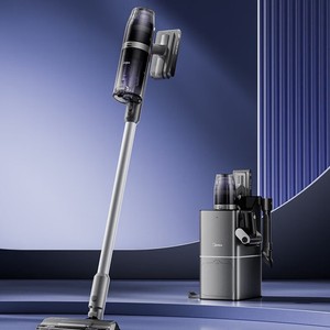 Aspiradora Inalámbrica Midea Q9 Station 0.8L con Cepillo para Pelo de Mascotas, Motor sin Escobillas, Batería Recargable y Base de Carga para Limpieza del Hogar - Product Image 1