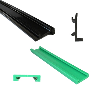 Uhmwpe hồ sơ tuyến tính chịu mài mòn Dải Pallet băng tải hướng dẫn đường sắt Polymer chuỗi hướng dẫn hình chữ U đúc đường sắt cắt dịch vụ - Product Image 2