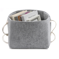 Panier en feutre, grand panier à linge pour jouets, linge sale, boîte à articles divers, rangement de bureau
