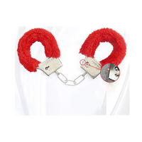 Menottes en peluche SM, fétichisme, bondage, attaches de bondage, menottes ajustables pour les chevilles, bracelets en fourrure, menottes sexuelles, jouets sexuels avec clés