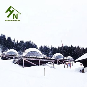 6M. Tentes dôme de Camping isolées en hiver avec poêle - Product Image 6