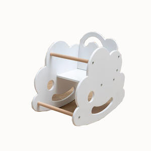 Juego de estantería para habitación de Niños de granja, estantería de pared de madera en forma de coche para almacenamiento de libros educativos Montessori para biblioteca infantil - Product Image 1