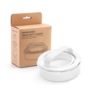 Prensa para hamburguesas multifunción antiadherente, molde para carne de hamburguesa DIY, utensilio de cocina para hacer hamburguesas rellenas - Product Image 3