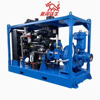 Pompe auto-amorçante diesel sur châssis pour l'approvisionnement en eau des champs pétrolifères et des sites de fracturation hydraulique