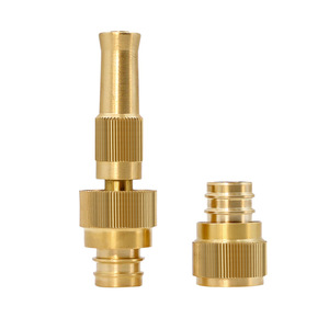 Guoma Ruixiang Brass Nozzle 1.0mm Port Straight Spray Car Wash Garden Water Gun High Pressure Hose <b>Adapter</b> - Product Image 3