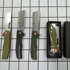 LH957 بوشكرافت 59HRC حجر غسل D2 شفرة قابلة للطي مقبض ميكروكارتا جودة عالية التخييم في الهواء الطلق بسكين - Product Image 3