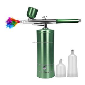 <span class=keywords><strong>Kit</strong></span> de Aerógrafo Portátil para Uso Doméstico, Pistola de Pulverización Nano para Pintura, Maquillaje, Tinte para el Cabello, Tatuajes, Arte Corporal, Decoración de Pasteles - Product Image 1