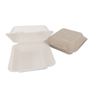 Takeaway bao bì Microwaveable phân hủy sinh học mía bã mía vỏ sò ăn trưa hộp thực phẩm - Product Image 5