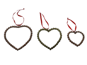 BLACK and GOLD <b>WIRE</b> HEAR METAL WITH BELL HOT SELLING CHRISTMAS DECORATION HANGING ORNAMENT - Product Image 6