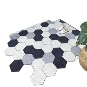 Alfombra de Entrada de Estilo Nórdico, Rectangular, con Patrón Geométrico, de Fibra de Polipropileno, Antideslizante, Resistente a las Manchas, Personalizable - Product Image 5