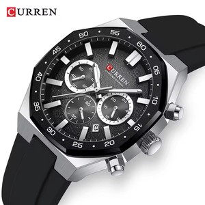 Relojes Deportivos CURREN para Hombre, Reloj de Lujo con Fecha Automática, Resistente al Agua, Luminoso, Relojes de Cuarzo AQUANAUT para Hombre, Reloj Hombre 8489 - Product Image 1