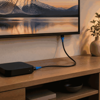 Câble tressé en PVC haute vitesse pour Home Cinéma, projecteur HDTV, compatible 2.0 Ultra HD 4K 60Hz 18GBPS 3D - 1m/2m/5m/10m