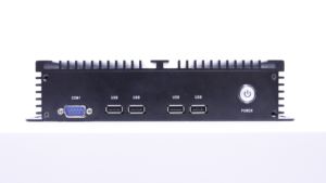 คอมพิวเตอร์อุตสาหกรรมแบบฝังตัวไร้พัดลม มินิคอมพิวเตอร์อินเทล i3 i5 HD VGA สำหรับการควบคุมอุตสาหกรรม ติดตั้งระบบปฏิบัติการวินโดวส์ แบบตั้งโต๊ะ ปรับแต่งได้ - Product Image 3