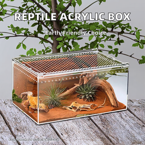 Terrarium/Vivarium en acrylique écologique ZF pour reptiles et amphibiens (lézards, serpents et autres espèces) - Product Image 3