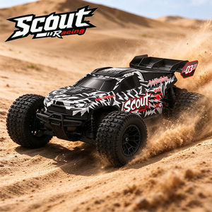 Vente en gros de voitures RC JIUSI SC10 à l'échelle 1:10, monster truck 4x4 sans balais, course tout-terrain 2.4G, modèle RC de loisir RTR - Product Image 1