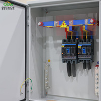 Armoire de distribution électrique murale à double circuit MCCB, triphasée 200 A 250 A 160 A, pour parc industriel