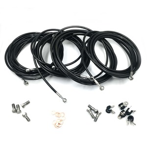 Manguera de Freno Hidráulico Delantera de Acero Inoxidable Resistente a la Corrosión de 1/8" SAE J1401 para Motocicleta, ATV, <span class=keywords><strong>Quad</strong></span>, Go Kart - Product Image 1