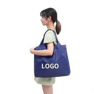 Eco Recycled Women <b>Tote</b> Bag Large Capacity Foldable <b>Plastic</b> Shopping Bag in Bulk - Product Image 3