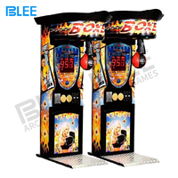 Machine de jeu d'arcade de boxe de parc d'attractions de rue, Machine de boxe électronique à pièces de monnaie à vendre