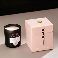 Boîte-cadeau de bougie d'aromathérapie papier cartonné blanc imprimé personnalisé emballage en carton de conception d'avion en petits lots boîtes en papier personnalisées
