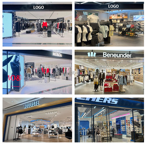 Vitrine de conception de <span class=keywords><strong>magasin</strong></span> Chaussures <span class=keywords><strong>Magasin</strong></span> de vêtements Vitrines de présentation en bois Présentoir commercial - Product Image 5