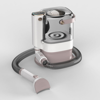 2024 nouvelle vente 6 en 1 aspirateur pour animaux de compagnie tondeuse électrique Slicker nettoyage chien et chat poils d'animaux fourrure toilettage brosse Kit
