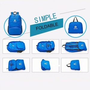 Mochila Escolar Ligera y Suave al por Mayor, Mochila Plegable Impermeable de Nailon para Viajes y Deportes - Product Image 3