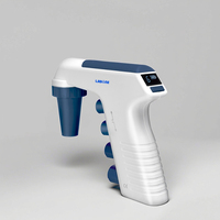 Pistolet contrôleur de pipette ergonomique activé par la lumière pour pipettes sérologiques en verre et en plastique Remplisseur de pipette Levo Plus