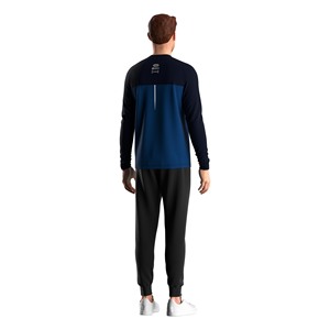 T-shirt a Maniche Lunghe da Uomo con Tessuto Elasticizzato in <span class=keywords><strong>4</strong></span> Direzioni Vestibilità Atletica e Nome e Motivo Personalizzati per Allenamento in Palestra - Product Image 4