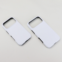 Coque de téléphone antichoc 2-en-1 magnétique 3D par sublimation TPU+PC avec protection intégrale pour 17/16/15 Pro Max