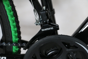 Vélo de montagne à prix réduit, roues multicolores, selle confortable, frein à disque, vélo de montagne 26 pouces - Product Image 4