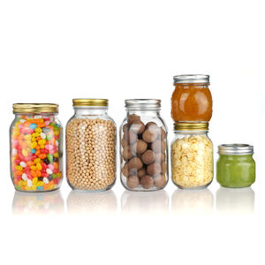 Colección de tarros de cristal <span class=keywords><strong>LN</strong></span> 2024 más populares, tamaños de 50ml a 1000ml con tapa tipo tornillo para frutas en Escabeche - Product Image 2