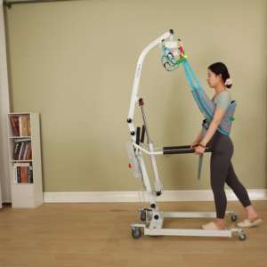 Lève-personne médical hydraulique portable pour personnes handicapées, machine de transfert électrique avec élingue - Product Image 6