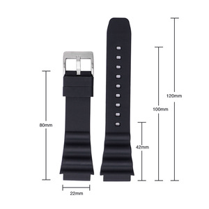 Bracelet de montre en silicone de haute qualité LAIHE 20 mm 22 mm pour Prospex Sumo - Product Image 3