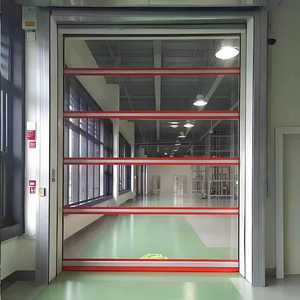 Volets roulants transparents sur mesure, porte d'isolation industrielle, cloison de protection, rideau souple en PVC, porte rapide - Product Image 2