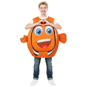 Costume de poisson-clown mignon, tunique rembourrée 3D sans manches en polyester, mascotte de carnaval, événements, usine directe, certifié CE CPC UKCA - Product Image 2