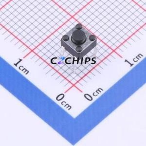 TS-KG09-AT38F Tactile Switch Through hole Component (THT) Switch Single Pole Single Throw Round Button 2.5N Through Hole - Product Image 1