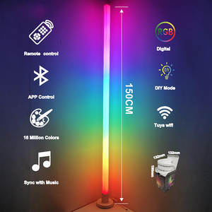 Nhà thông minh <span class=keywords><strong>LED</strong></span> Đèn sàn với rgbic Rom âm nhạc đồng bộ trang trí ABS cơ thể ứng dụng điều khiển thiết kế hiện đại 150cm ứng dụng điều khiển và từ xa - Product Image 1