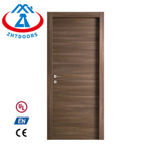 Zhtdoors nhà máy ánh sáng trọng lượng cháy cổ điển gỗ thông minh cửa thoát hiểm ulul phê duyệt 90 phút - Product Image 3