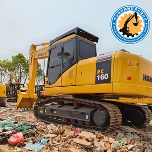 Excavadora Komatsu PC160 Usada Importada, Motor de 16 Toneladas y 82.4kW de Potencia, con Certificación EPA y CE, Equipo de Construcción - Product Image 1
