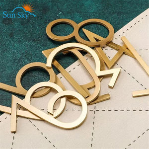 Numero di targhe personalizzate per <span class=keywords><strong>Hotel</strong></span> appartamento <span class=keywords><strong>Hotel</strong></span> illuminato con targa a led in metallo numeri civici - Product Image 5