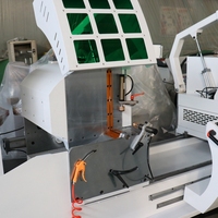 Scie à onglet CNC à double tête pour profilés aluminium, machine à onglet 45/90 degrés pour la fabrication de cadres de portes et fenêtres