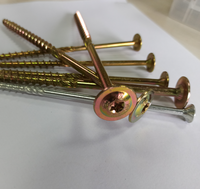 Vis à bois auto-taraudeuses à tête fraisée Torx à rainure pour aggloméré, type 17, avec tête moletée