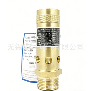 Válvula de seguridad Liangyi A28X-16T tipo resorte de 1 pulgada para aire, vapor y agua - Product Image 2